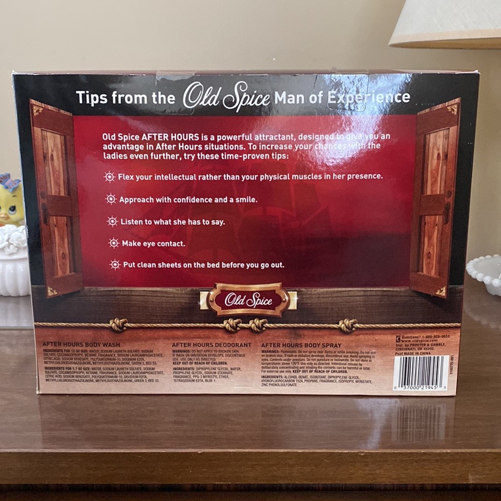 Old Spice Red Zone Gift Set NIB Vtg - Picture 4 of 11